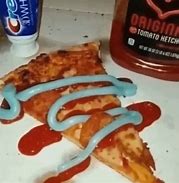Image result for Cursed Pizza Image. Meme