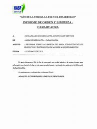 Image result for Reporte De Orden Y Limpieza