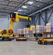 Image result for Industrial Warehouse with Robotic Machinery