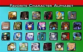 Image result for Alphabet Challenge Character Design