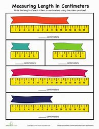 Image result for Measuring Objects Using Centimeters Printable