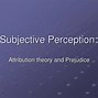 Image result for Subjective Perception