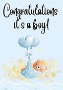 Image result for Congratulations It's a Baby Boy