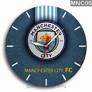 Image result for Jam Dinding Kayu Manchester City