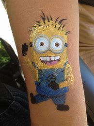 Image result for Minion Face Painting Designs