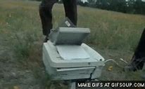 Image result for Destroying the Printer