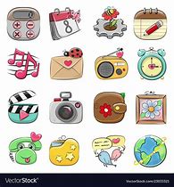 Image result for Mobile-App Cartoon Icon
