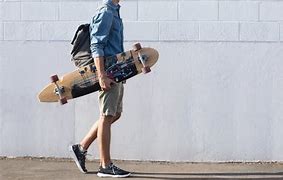 Image result for Riding Powered Skateboard