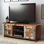 Image result for Rustic Reclaimed Wood TV Stand