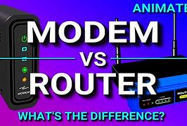 Image result for modem vs router