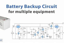 Image result for Battery Backup Circuit Diagram