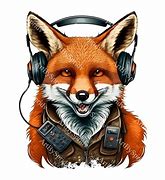 Image result for Symbol Fox with Headphones