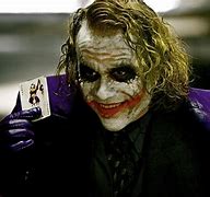 Image result for Heath Ledger Joker with Card
