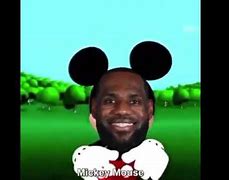 Image result for LeBron Mickey Mouse Memes