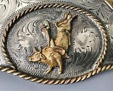 Image result for Vintage Bull Riding Belt Buckles