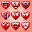 Image result for Cartoon Heart Emoji