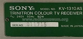 Image result for Sony Trinitron CRT TV KV
