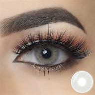 Image result for Dark Colored Gray Solitica Contact Lenses