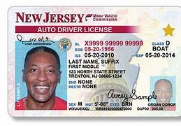 Image result for New Jersey ID Card Template