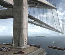 Image result for Strait of Gibraltar Bridge