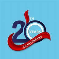 Image result for 20 Years Celebration Color