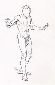 Image result for Man Standing Drawing
