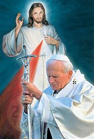 Image result for Divine Mercy Pope John Paul II