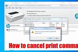 Image result for How to Stop Printer From Printing