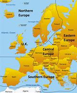 Image result for Southern Europe Map