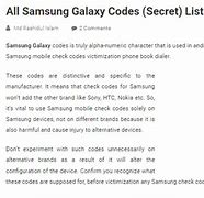 Image result for Samsung Dial Codes