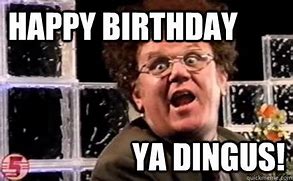 Image result for Happy Birthday Ya Dingus Meme