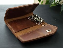 Image result for leather keychain chains holders