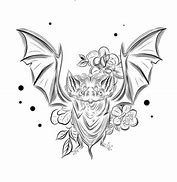 Image result for Vampire Bat Tattoo