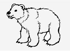Image result for Cartoon Bear Clip Art Black and White