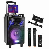 Image result for Karaoke Machine with Bluetooth Microphone