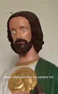 Image result for Funny Jesus Painting
