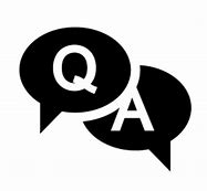 Image result for Q&A Icon Black