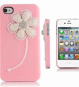 Image result for iPhone 4 Pink Gem Wallet Case