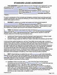 Image result for House Rental Lease Agreement Templates