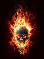 Image result for Flaming Demon Skull