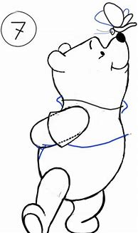 Image result for Winnie the Pooh Butterfly Draw