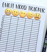Image result for Mood Tracker Emoji Calendar