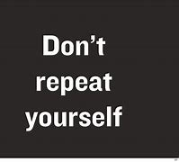 Image result for Don't Repeat Yourself