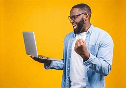 Image result for Looking at Laptop Happy