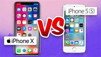 Image result for iPhone X vs iPhone 5