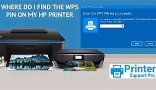 Image result for How to Find My WPS Pin for My HP Printer