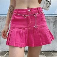 Image result for Jean skirt