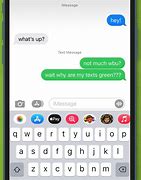 Image result for Text Message Was Blue Then Turned Green