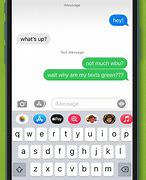 Image result for iPhone Green Text Bubble