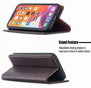 Image result for iPhone 11 Genuine Leather Wallet Case